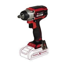 Einhell - IMPAXXO 18/230 PXC - Masina de insurubat cu impact fara acumulatori si incarcator, Li-Ion, 18 V, - Ah, patrat 1/2 inch, 230 Nm, -
