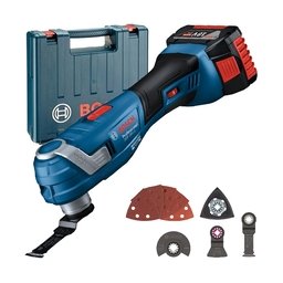 Bosch - GOP 185-LI - Multicutter cu 1 acumulator si incarcator, Li-Ion, 18 V, 4 Ah, valiza plastic, accesorii