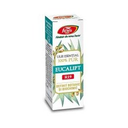 Ulei esential de eucalipt r19 100% pur definit botanic si biochimic 10ml FARES