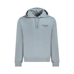 Hanorac barbati, cu mini imprimeu cu logo, Regular fit, Gri (Marime: XL)
