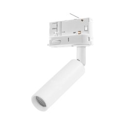 Spot pentru sistem de șină trifazică LAGOS 1xG9/8W/230V alb
