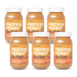 GymBeam Unt de arahide proteic caramel sărat