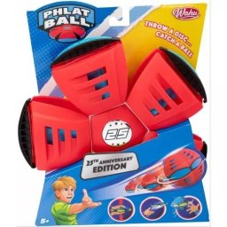 Phlat Ball: Minge frisbee clasică, ediție de 25 de ani - roșu - albastru