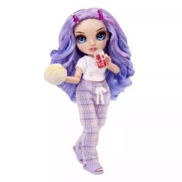 Rainbow High Jr: Păpușă în pijama - Violet