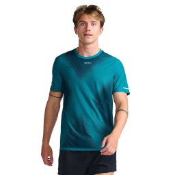 2XU - tricou tehnic - Light Speed Tee - Jade - X - Glacier Reflective