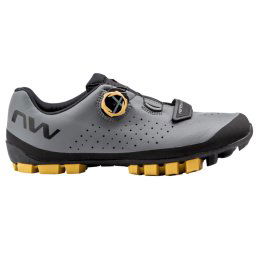 Northwave Hammer Plus - pantofi ciclism MTB XC - gri inchis negru galben