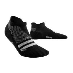 CEP - sosete compresie scurte barbati Training Compression Socks No Show - negru gri