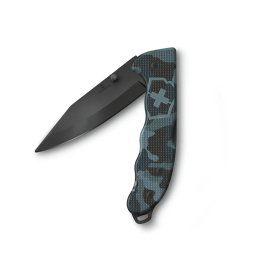 Victorinox - briceag pliabil Evoke BSH Alox, 4 functii - argintiu albastru gri camuflaj