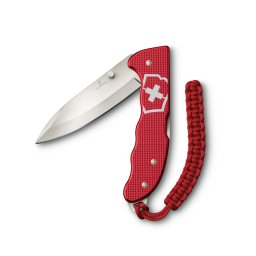 Victorinox - briceag pliabil Evoke Alox, 5 functii - argintiu rosu