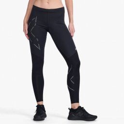 2XU - colanti compresie femei pentru iarna Wind Defence - negru