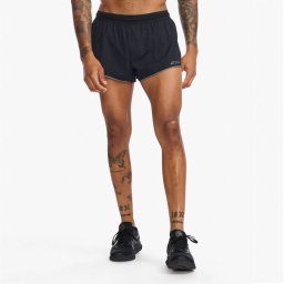2XU - Pantaloni scurti de alergare pentru barbati Light Speed 3" Short - negru Reflectorizant