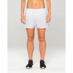 2XU - Pantaloni scurti de alergare pentru femei SPRY 3" Shorts - alb