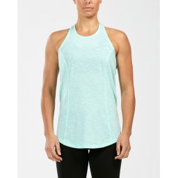 2XU - Maiou femei URBAN Relentless Sleeveless Singlet - verde deschis