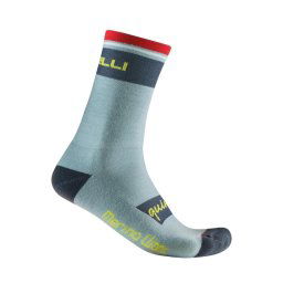 Castelli - sosete ciclism - Quindici Soft Merino - vernil