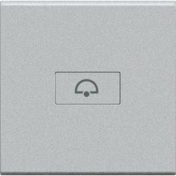 Capac Tasta Comanda Axiala Pictogr Luminoasa Clopotel 2M Alb NT4916M2D
