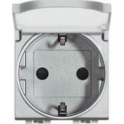 Light - Presa Schuko 2P+T Con Portello NT4141PW