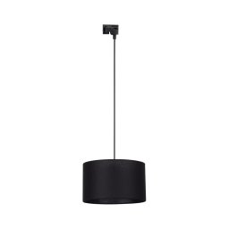 Lustră pe cablu pentru sistem de șină TRACER 1xE27/15W/230V d. 38 cm negru