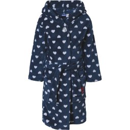 PLAYSHOES Halat de baie 'Maritim' albastru închis / alb