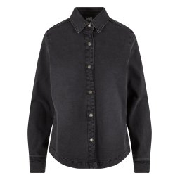 Urban Classics Bluză negru denim