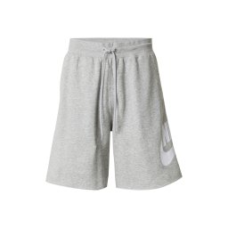 Nike Sportswear Pantaloni 'CLUB ALUMNI' gri amestecat / alb