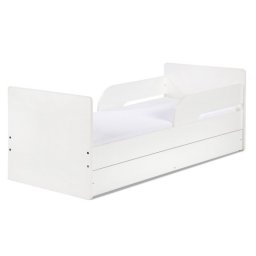 Patut copii Din lemn Cu Sertar KLUPS TIMO Alb