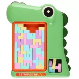 Tabel de joc Tetris în formă de dinozaur - Verde