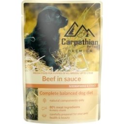 Hrana Premium Caine Junior, Umeda, Carpathian Puppy, Cu vita, 24x100 gr