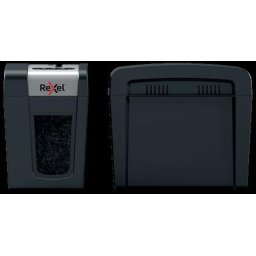 Distrugator documente SECURE MC3 Slim, P5, micro-cut (particule), 3 coli, 10l, negru-argintiu
