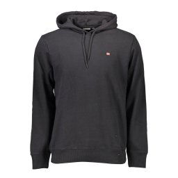Hanorac BALIS HOOD barbati, cu mini logo brodat, Regular fit, Negru (Marime: M)