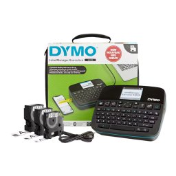 Kit DYMO LabelManager Executive 640 CB AZERTY Bluetooth gata de utilizare cu acumulator Li-Ion, servieta si 3 benzi pana la 24 mm 2202106