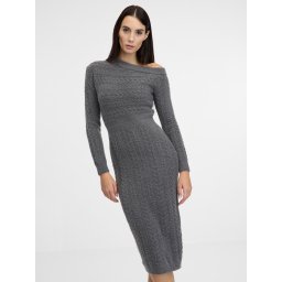 Grey Women's Sheathed Midi Dress ORSAY - Women's