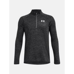 Boys' T-shirt Under Armour UA Tech 2.0 1/2 Zip-GRY - Boys