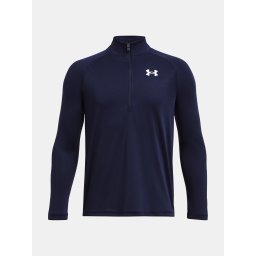 Boys' T-shirt Under Armour UA Tech 2.0 1/2 Zip-BLU - Boys