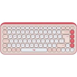 Tastatura Logitech Pop Icon Keys, Bluetooth, Layout US, Roz