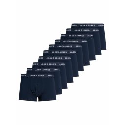 JACK & JONES Boxeri bleumarin / alb