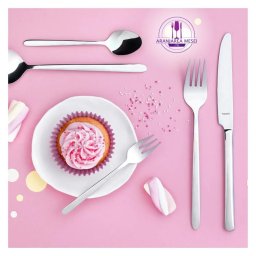 CUTE Set tacamuri inox 18/10 - 6 persoane (30 piese)