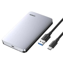 HDD Rack RACK extern CM300 pt HDD si SSD SATA 2.5 inch conectare USB 3.1 Gen2 max 6 Gbps cablu inclus USB to USB Type-C aluminiu Gri