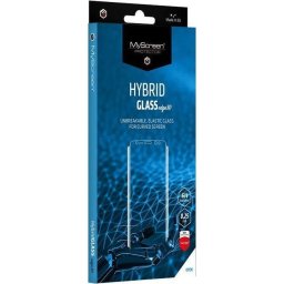 Folie de sticlă hibridă pe tot ecranul MyScreen Hybrid Glass Edge 3D pentru Apple Watch 6 - 44 mm (ramă neagră)