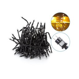 Lanț LED decorativ de exterior 250xLED/10m IP44 alb cald Aigostar