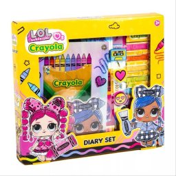 L.O.L. x Crayola: Set jurnal creativ