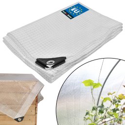 Prelată de protecție transparentă rezistentă pentru seră 100 g/m2 4x6 m