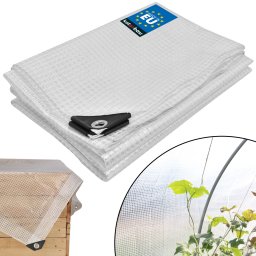 Prelată de protecție rezistentă transparentă pentru seră 100 g/m2 4x5 m