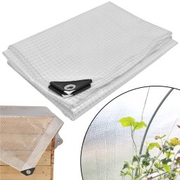 Prelata de protecție puternică transparentă cu efect de seră 120 g/m2 3x4 m