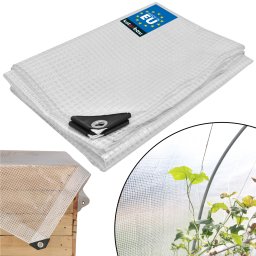 Prelată de protecție rezistentă transparentă pentru seră 100 g/m2 3x4 m