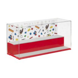 Lego Gear 40700001 - Vitrina LEGO - Rosu