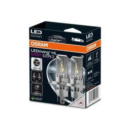 Set 2x LED becuri auto LEDriving H4/H19 P43t/PU43T-3 25W 12V 6500K Osram