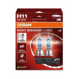 Set 2x Bec auto NIGHT BREAKER H11 PGJ19-2/55W/12V - Osram
