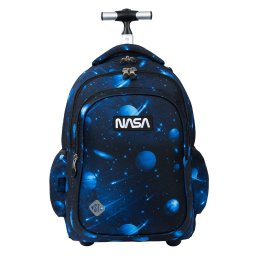Ghiozdan Troler, St.Right, Roti Silicon, Impermeabil, Planets 2025 TB01, 44x32x25cm