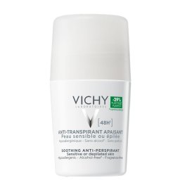 Vichy Deodorant roll-on pentru piele sensibila fara parfum (Concentratie: Roll-On, Gramaj: 2 x 50 ml)
