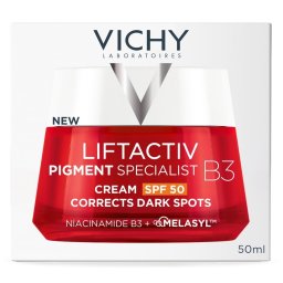 Crema de zi antirid cu niacinamida si SPF 50 B3 Vichy Liftactiv Specialist, 50 ml